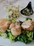 Locos mayo con salsa verde