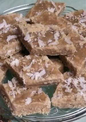 A picture of Wheat flour (aata) Barfee.