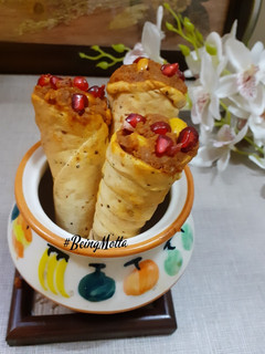 दाबेली कॉर्नेटो (Dabeli cornetto recipe in Hindi) रेसिपी मुख्य फोटो