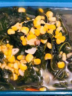 Foto resep Sayur Bayam Jagung Sederhana