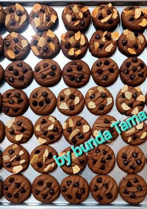 Foto resep Cookies Crispy Almond Chocochips 🍪