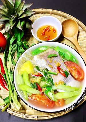Hình của món Canh Chua Cá Diêu Hồng.