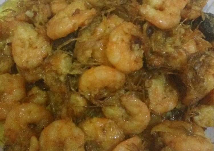 Resep Udang goreng simpel Anti Gagal