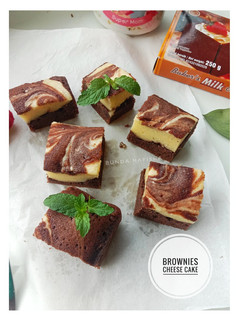 Foto resep Brownies Cheesecake (Panggang)