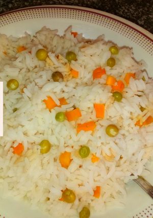 Vegetables rice ainihin hoton girkin