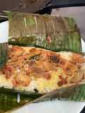 Spicy grilled rice indonesian style (Nasi Bakar)