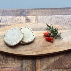 A picture of Mediterranean flat bread.