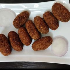 A picture of Leftover rice fritters.