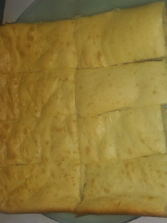 Una foto de Fainá de queso licuado