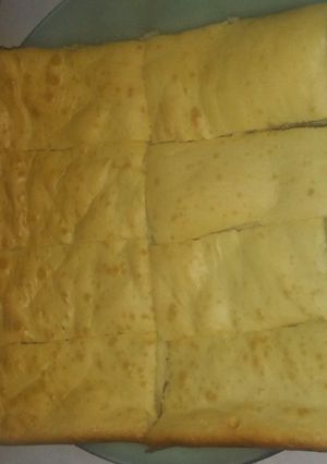 Una foto de Fainá de queso licuado