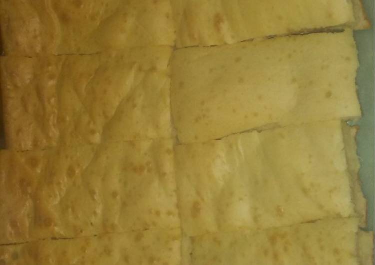 Fainá de queso licuado