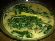 Gambar daun singkong santan