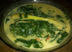 Foto resep Sayur Daun Singkong Kuah Santan