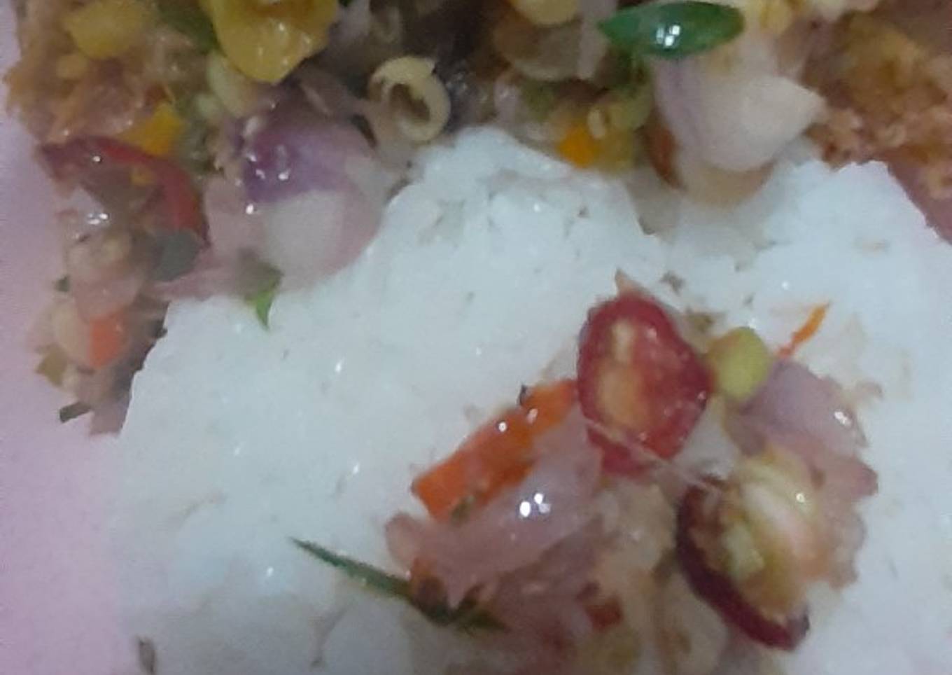 Saus cabai *ikan* dua kali