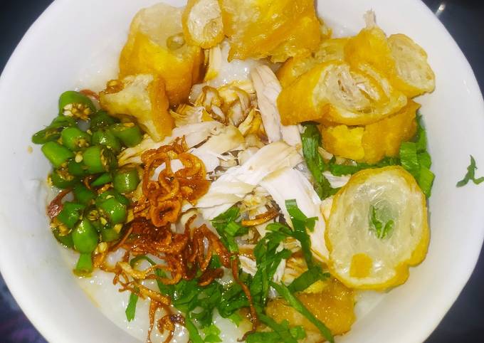 Bagaimana Menyiapkan Bubur ayam ala Chinese yang Enak Banget