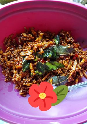 Foto resep Kering tempe pedas manis aroma jeruk
