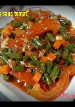 Foto resep Tumis buncis saus tomat
