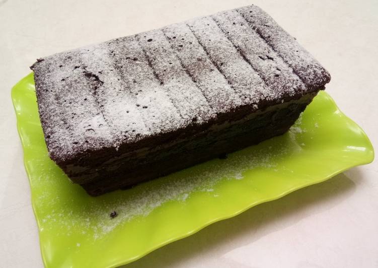 Bagaimana Membuat 12.Brownies ala amanda (3lapis) yang Lezat Sekali