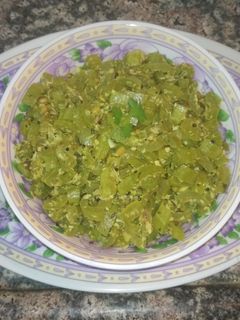A picture of Snakegourd Thoran.