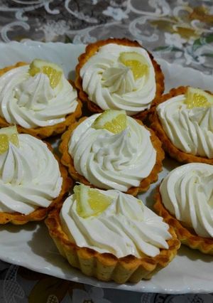 صورة لوصفة ليتارتولات بكريمة الليموان 🍋🤤
