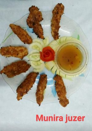 Crispy coconut chicken with spicy honey orange sauce रेसिपी मुख्य फोटो