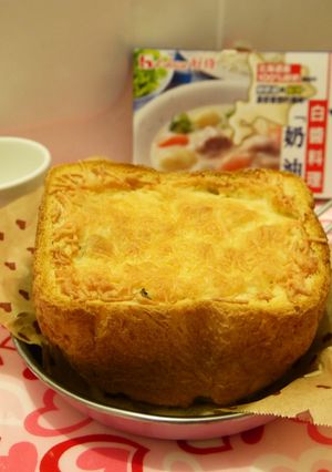 【北海道白醬湯】金磚海陸玉米濃湯 的食譜成品照片