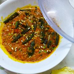 A picture of Bhindi Masala.