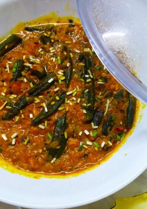 A picture of Bhindi Masala.