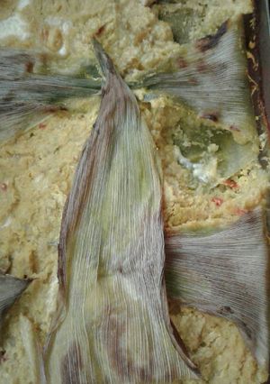 Una foto de Pastel de choclo en chala