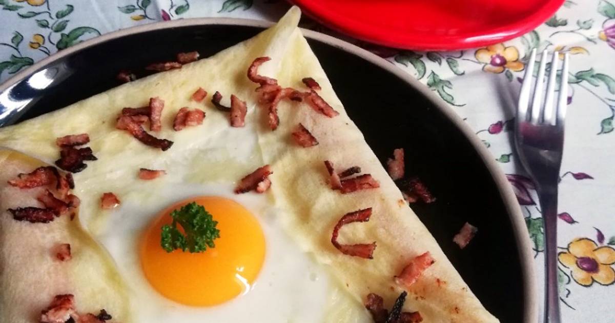 Crêpe jambon gruyère œuf de Aux délices d'antan Cookpad