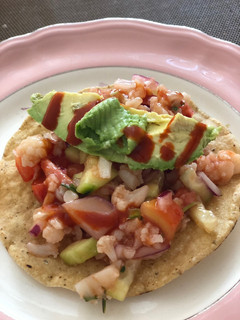 Una foto de Ceviche de coliflor