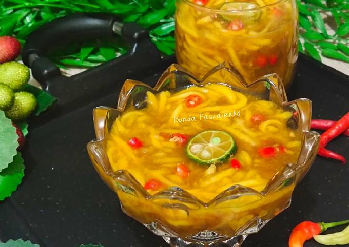 Cara Buat Es Rujak Mangga Untuk Pemula