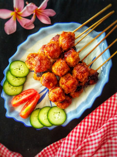 Foto resep Sate Bakso Tempe Bakar