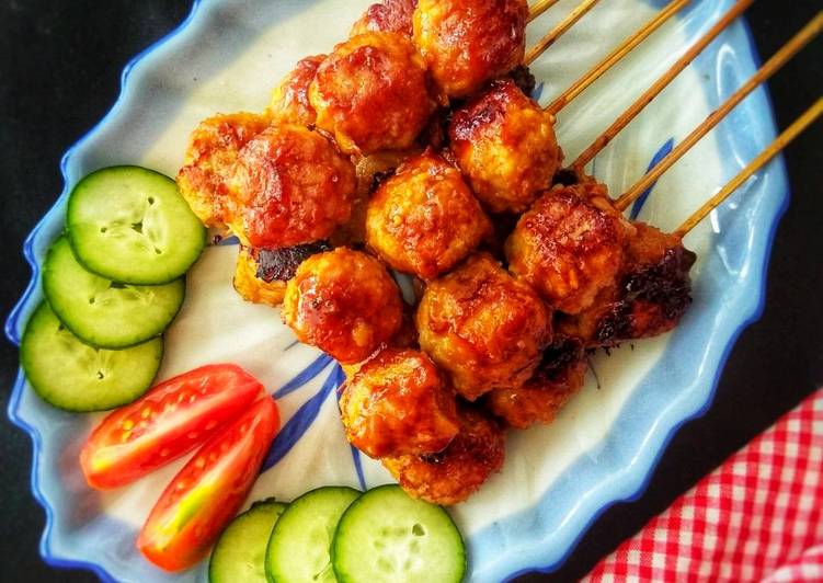 Sate Bakso Tempe Bakar