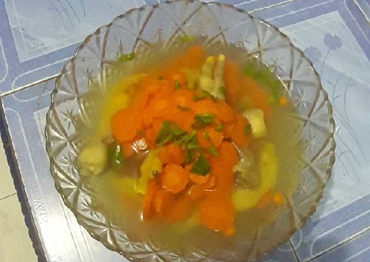 Resep: Sup/Sayur Ceker simple, no bumbu2 aneh Anti Gagal!