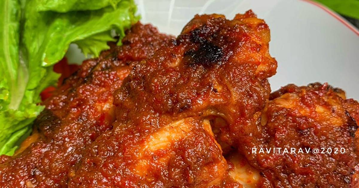 Resep Ayam bakar bumbu rujak (jawa timur) oleh Ravitarav (Dapur tita