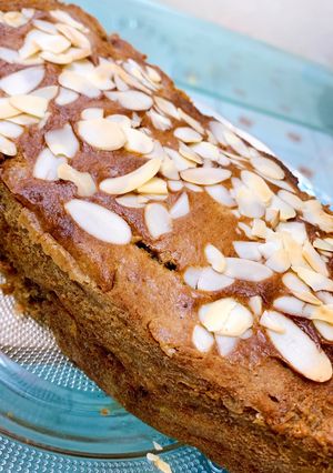 Hình của món Bánh chuối cacao nhân óc chó.
