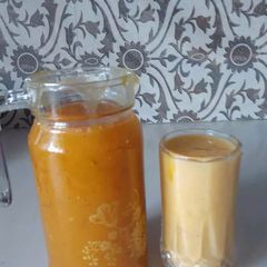 A picture of Mango peach smoothie.
