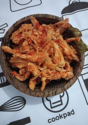 Foto resep 192) Ayam Suwir Pedas Simple