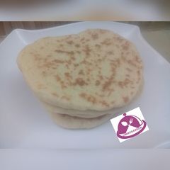 A picture of Home made shawarma bread.