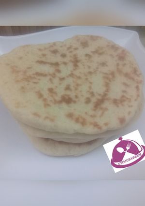 A picture of Home made shawarma bread.