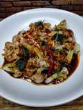 Kembang Kol Saus Pedas
