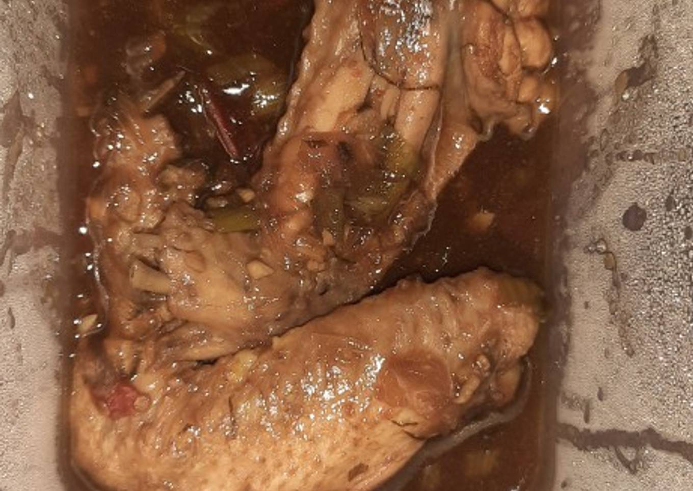 Ayam saus asam mentega mpasi 10+