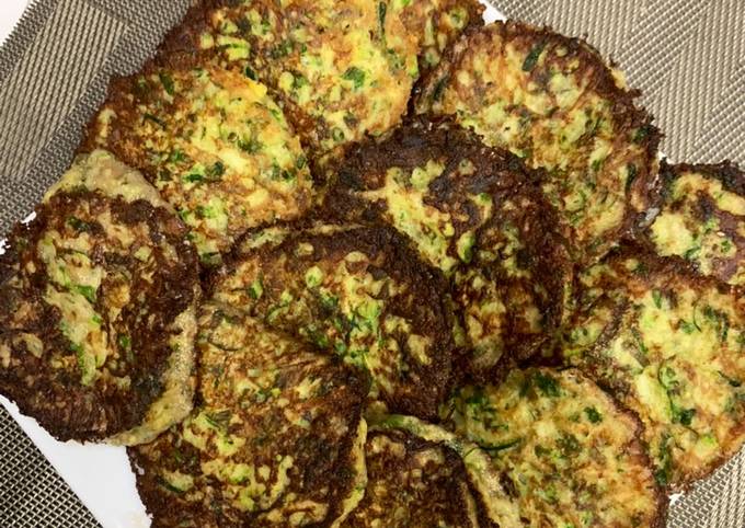 Кето кабачковые оладьи