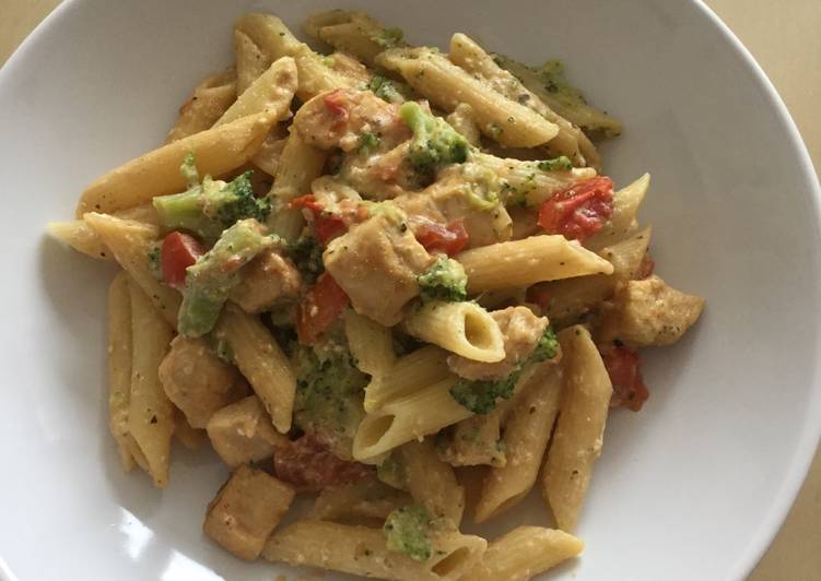 Steps to Prepare Any-night-of-the-week Broccoli, tomatoes pennes pasta