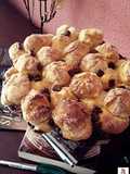 Monkey bread de calabaza y pepitas de chocolate
