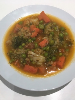 Una foto de Guiso de verduras variadas