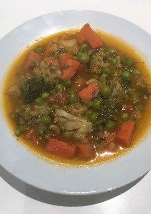 Una foto de Guiso de verduras variadas