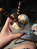 Helado de nuez al coñac