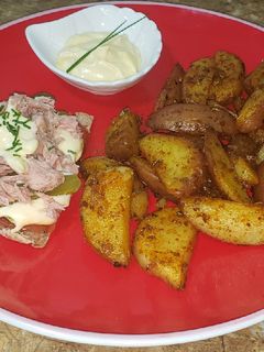 Una foto de Patatas cajun al horno